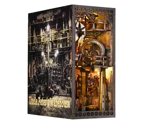 2Kids Toys 3D skladačka Zarážka na knihy Miniatúra domčeka Strýčkovo skladisko