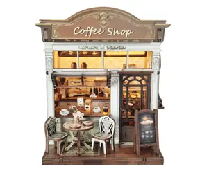 2Kids Toys Miniatúra domčeku Obchod s kaviarňou