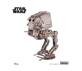 Ugears 3D drevená mechanická skladačka Star Wars AT-ST kráčadlo