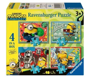 Ravensburger 120043485 Mimoni 3 Puzzle 4 v 1 / od 3 rokov