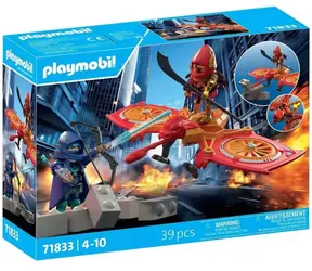 Playmobil® PLAYMO-FRIENDS 71833 Hrdina s dronom vs. podlý Ninja / Počet dielikov: 39 / od 4 rokov