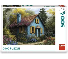 Dino Puzzle Modrý domček