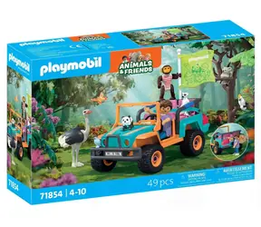 Playmobil® Animals & Friends 71854 Farebné terénne auto / Počet dielikov: 49 / od 4 rokov