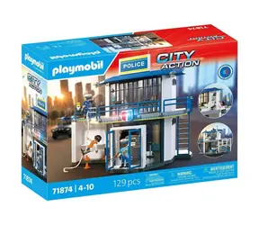 Playmobil® City Action 71874 Policajná služobňa s vyšetrovateľnou / Počet dielikov: 129 / od 4 rokov