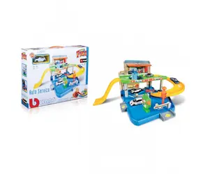 Bburago STREET FIRE Garáž s autoservisom + autíčko 1:43 / od 3 rokov