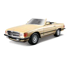 Bburago Mercedes - Benz 450 SL (1977) zlatá metalíza 1:32 / od 3 rokov