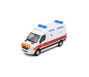Bburago EMERGENCY Vozidlo záchrannej služby - Mercedes-Benz Sprinter / 1:50 / od 3 rokov