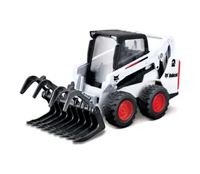Bburago FARMLAND Bobcat nakladač s drapákom / 10 cm / od 3 rokov