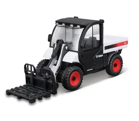 Bburago FARMLAND Bobcat Toolcat s paletovou vidlicou + paleta / 10 cm / od 3 rokov