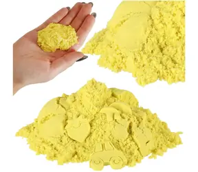 KIK Žltý kinetický piesok 1kg / od 3 rokov