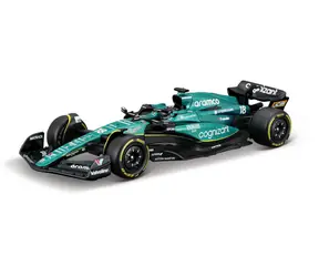 Bburago RACE Formula F1 v dekoratívnom boxe - Aston Martin AMR23 (2023) #18 Lance Stroll / 1:43 / od 14 rokov