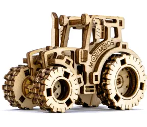 Wooden City 3D puzzle Superfast Traktor / od 8 rokov