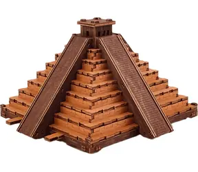 Wooden City 3D drevené puzzle Escape room: Mayská pyramída 184 dielikov / od 15 rokov