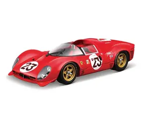 Bburago RACING Ferrari 330 P4 Daytona (1967) červená / 1:24 / od 14 rokov