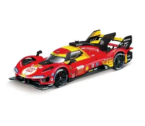 Bburago RACING Ferrari 499P - 24H Le Mans Champion 2024 v dekoratívnom boxe /1:43/ od 14 rokov