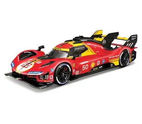 Bburago RACING Ferrari 499P 24H LE MANS CHAMPION 2024 červená / 1:18 / od 14 rokov