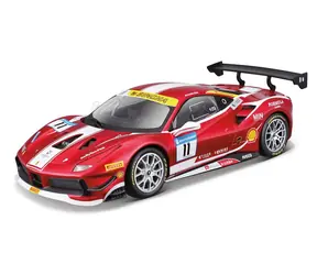 Bburago RACING MODEL Kit Ferrari 488 Challange - Formula Racing 2017 tmavo červená / 1:24 / od 14 rokov