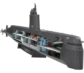 Metal Earth 3D puzzle Premium Series: USS Nautilus / 182 dielikov / od 14 rokov