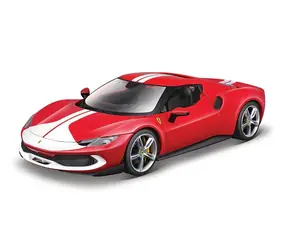 Bburago RACE + PLAY Ferrari 296 GTB ASSETTO FIORANO červená / 1:18 / od 3 rokov