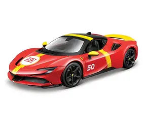 Bburago RACE+PLAY Ferrari SF90 STRADALE ASSETTO FIORANO červená / 1:18 / od 3 rokov