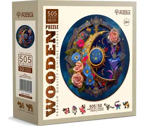 Wooden City Drevené puzzle Kvetinový Mesiac 505 dielikov