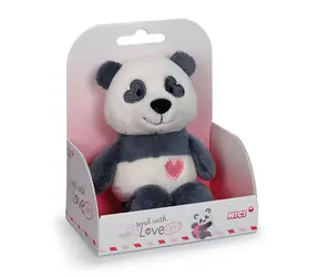 Nici Plyšová panda Love v darčekovej krabičke 12 cm / od narodenia