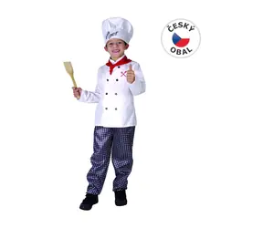 Made 03958 - Šaty na karneval - kuchár 110-120 cm