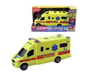 Made 25548 - Sanitka SK na zotrvačník na batérie so svetlom a zvukom / od 3 rokov