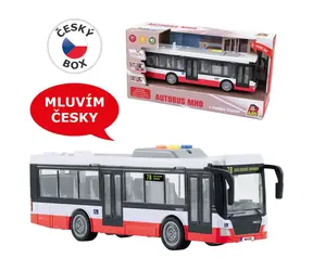 Made 09022 - Autobus na zotrvačník / hovorí česky + hlási zastávky / od 3 rokov