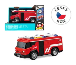 Made 25233 - Auto hasiči 1:24 s batériami