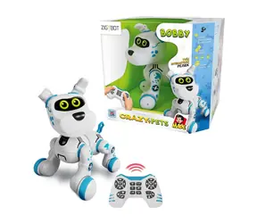 Made 20773 - Robotický pes Zigybot Bobby / dotykové senzory + ovládač / od 5 rokov