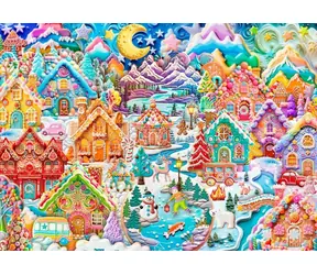 ALIPSON Puzzle Farebná noc v Cookietowne