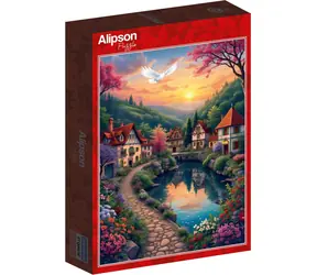 ALIPSON Puzzle Dedina pri vode