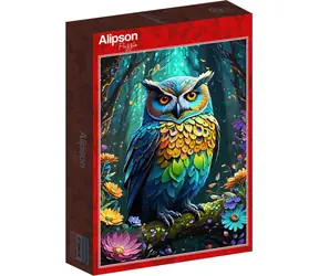 ALIPSON Puzzle Modrá sova
