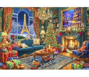 BlueBird Puzzle Vianoce v Paríži