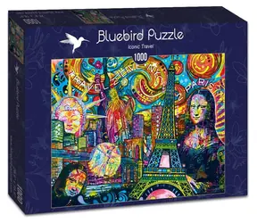 BlueBird Puzzle Kultové cestovanie / 1000 dielikov / od 14 rokov