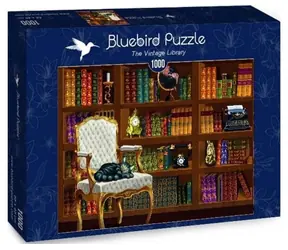 BlueBird Puzzle Vintage knižnica