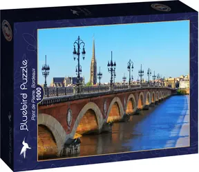 BlueBird Puzzle Kamenný most, Bordeaux / 1000 dielikov / od 14 rokov