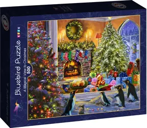 BlueBird Puzzle Kúzelný pohľad na Vianoce /500 dielikov/ od 12 rokov