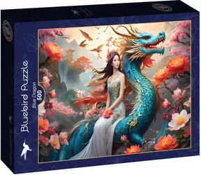 BlueBird Puzzle Modrý drak / 500 dielikov / od 12 rokov