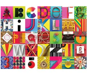 COBBLE HILL Puzzle Nájdená abeceda / 1000 dielikov / od 14 rokov