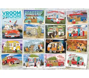 COBBLE HILL Puzzle Vroom Vroom / 2000 dielikov / od 14 rokov