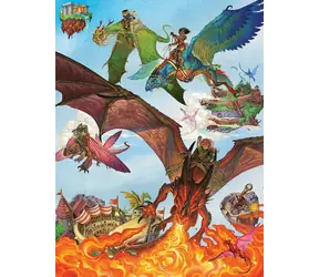 COBBLE HILL Rodinné puzzle Dračia letka