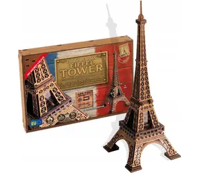 Wooden City 3D drevené puzzle Escape puzzle box: Eiffelova veža / 202 dielikov / od 15 rokov