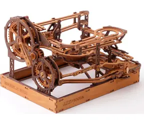 Wooden City 3D drevené puzzle Guličková dráha / 265 dielikov / od 14 rokov