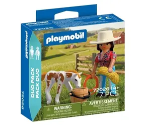 Playmobil® DuoPack 72026 DuoPack Jazdkyňa s žriebäťom / Počet dielikov: 7 / od 4 rokov