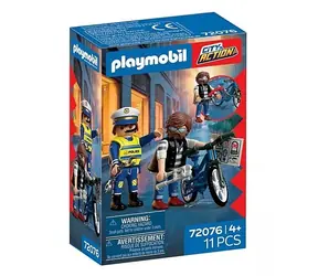 Playmobil® Action Heores 72076 Zlodeji bicyklov / Počet dielikov: 11 / od 4 rokov