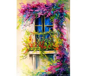 ENJOY Puzzle Rozkvitnutý balkón