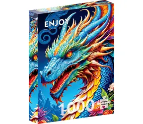 ENJOY Puzzle Modrý drak