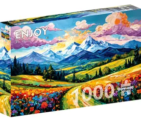 ENJOY Puzzle Kvetinové údolie / 1000 dielikov / od 14 rokov